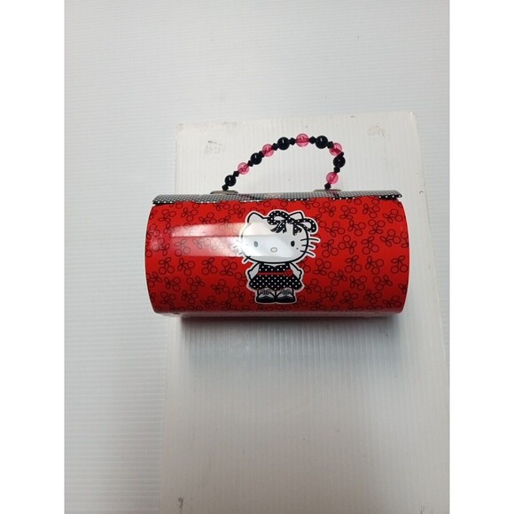 Hello Kitty Barrel Tin Purse - Picture 3 of 6